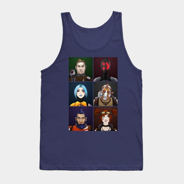 Borderlands 2: Vault Hunters Tank Top by maryallen138